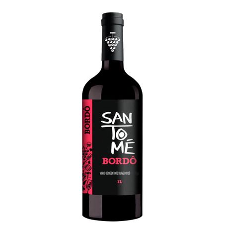 Vinho SanTomé Bordô Suave 1L