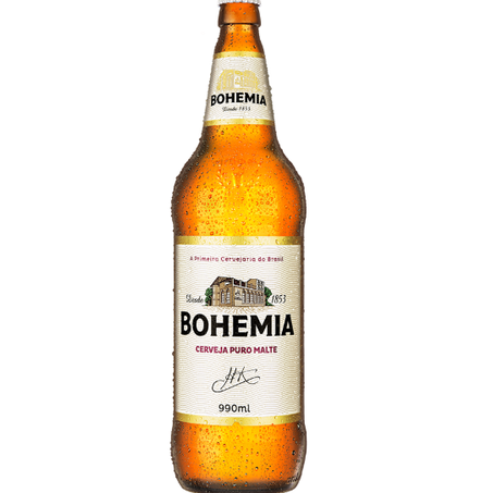 Cerveja bohemia 990ml gf