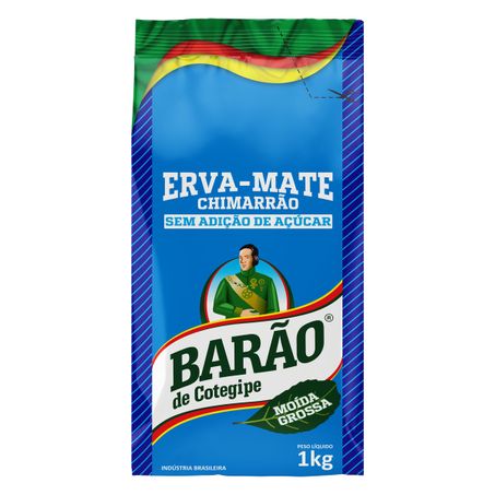 ERVA-MATE CHIMARRÃO MOÍDA GROSSA BARÃO DE COTEGIPE