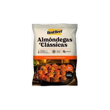 ALMONDEGAS BEST BEEF TEMPERADAS CONGELADAS 500G