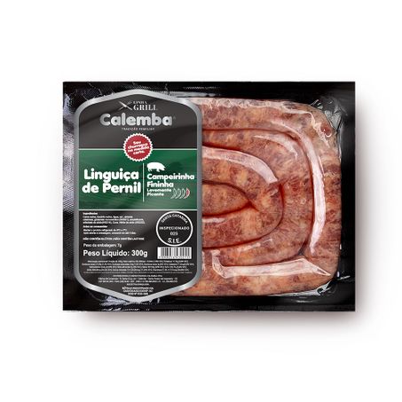 Linguiça de pernil campeirinha fininha calemba