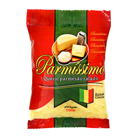 QUEIJO PARMESÃO RALADO PARMÍSSIMO 100G