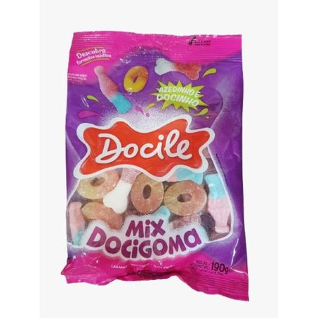 GOMA MIX AZEDINHO E DOCINHO DOCIGOMA 190 GR       