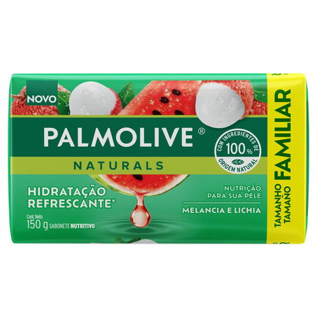 Sabonete Palmolive 150g - Hidratação Refrescante - Melancia e Lichia