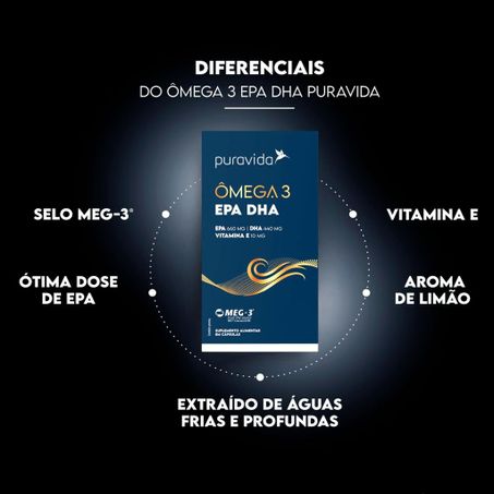 Omega 3 EPA DHA Puravida 120cps 360-2