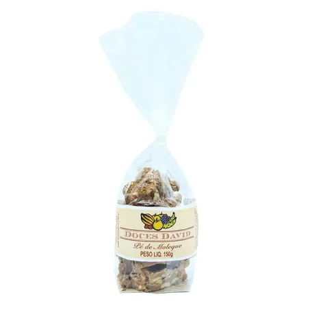 Doces David Pé De Moleque Em Cubos 350G