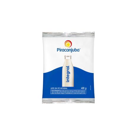 LEITE PO PIRACANJUBA 400G INTEGRAL CX 25.0