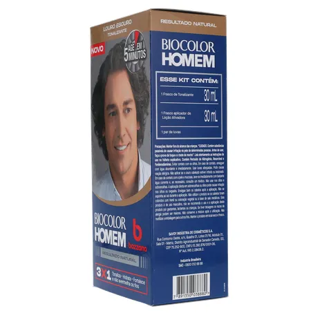 Tonalizante biocolor homem bozzano louro 360-6