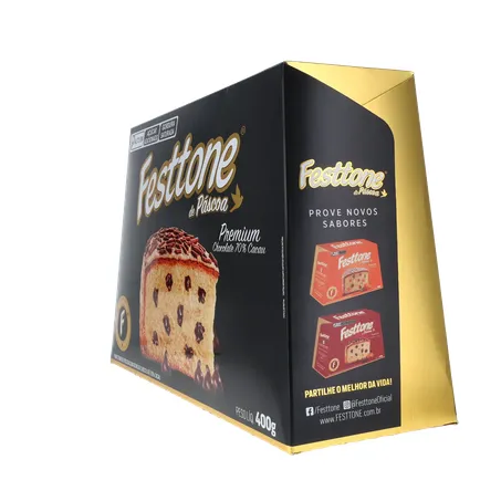 Panettone de Páscoa Festtone Chocolate 70 Cacau 400G 360-6