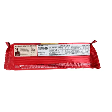 Biscoito Nestlé Cookies Recheado Chocolate Ao Leite Pacote 120G 360-17