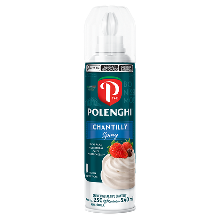 Chantilly Polenghi Tradicional Spray 250g