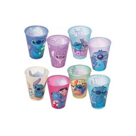 COPO DECORADO STITCH 280ML PLASUTIL 15832         