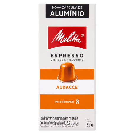 Cápsula Melitta 53g - Expresso - Audacce
