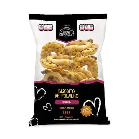 Biscoito Polvilho Casa Croissant  80g Pepperoni