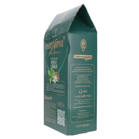 ERVA MATE DE VALERIOS COMPOSTA MENTA E LARANJA 500G 360-24