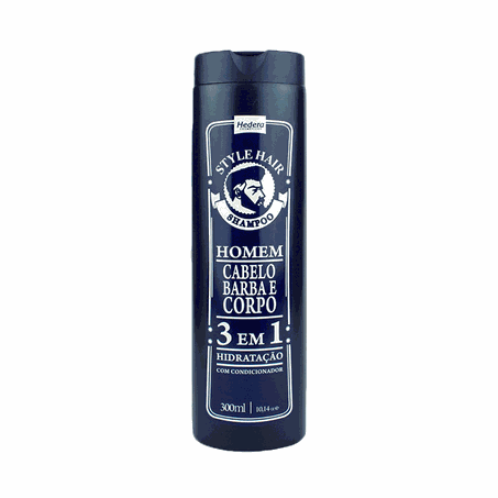 SHAMPOO HEDERA 300ML MEN 3 EM 1