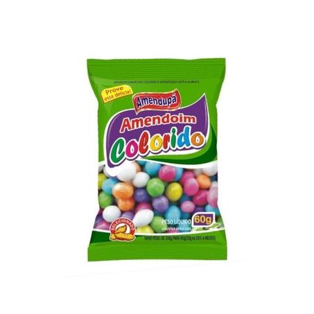 AMENDOIM COLORIDO 60G