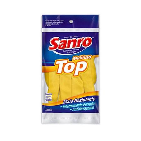 SANRO LUVA BORRACHA AMAR P
