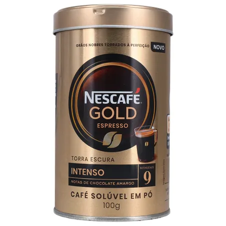 Café Nescafé Gold Espresso Intensidade 9 Lata 100G 360-0
