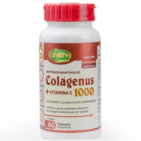 COLAGENUS + VITAMINA C 1000MG 60 COMPRIMIDOS UNILIFE