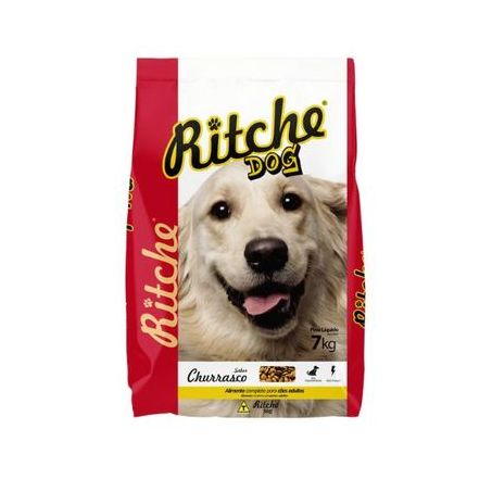 Ração Ritche Para Cães Churrasco Adulto 7kg