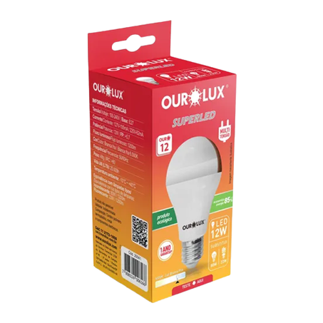 LÂMPADA OUROLUX SUPERLED 12W 6500K