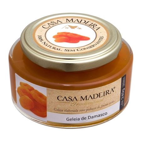 Geléia casa madeira 240g damasco