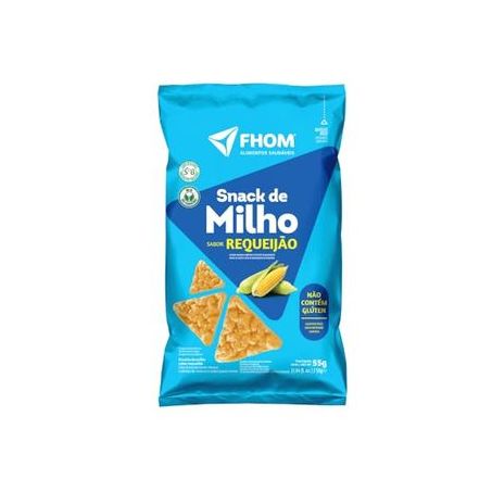 Snack Fhom Milho Sabor Requeijão 55g