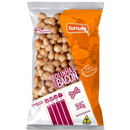 Biscoito bolinhas crocante temabi 160g bacon