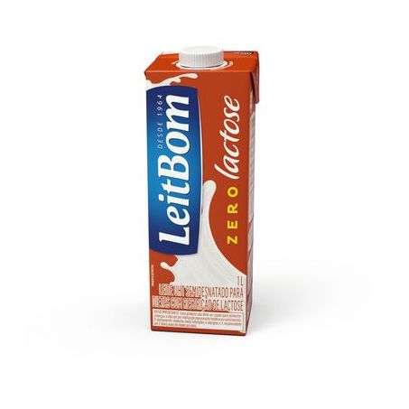 Leite Semidesnatado Zero Lactose Leitbom 1LT