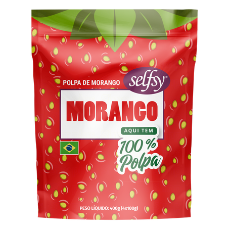 POLPA SELFSY 400G MORANGO