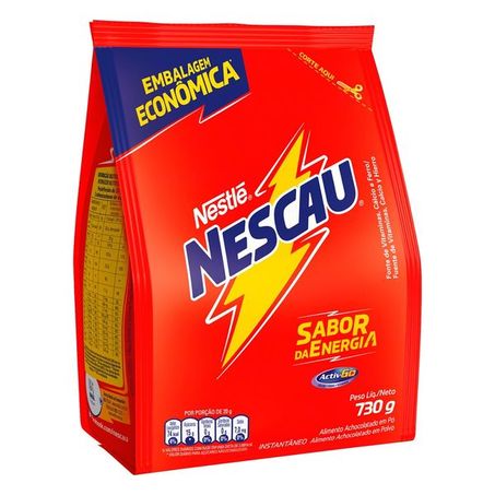 Achocolatado em pó nescau 730g sache