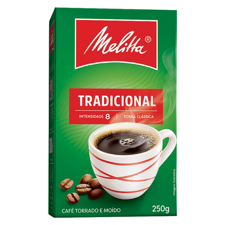 Cafe melitta vacuo 250g tradicional