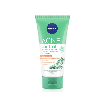 Sabonete facial gel nivea 150gr acne con