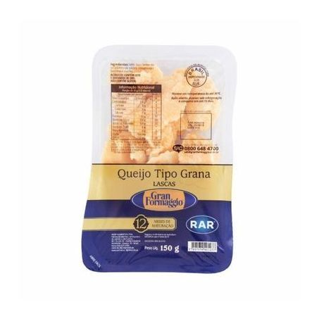 QUEIJO  GRAN FORMAGGIO LASCAS 150G
