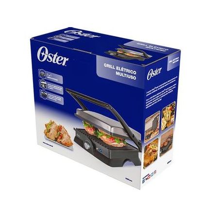 GRILL OSTER ELETRICO OGRL210 INOX 