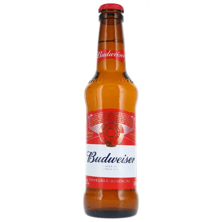CERVEJA BUDWEISER C/CASCO LONG NECK 330ML