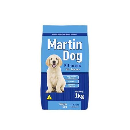 Racao Martin Dog 1kg Filhotes Mix