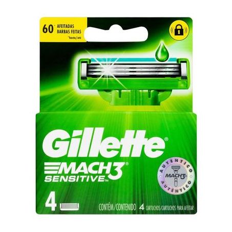 Carga aparelho mach 3 sensitive gillette leve 6 pag. 5