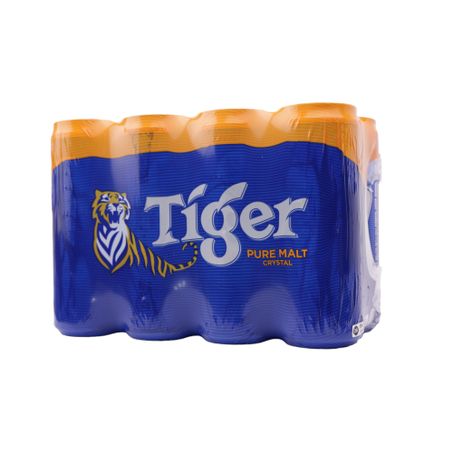 Cerveja Tiger Puro Malte Crystal Lata 350ml - Pacote com 12un - 4.2lt 360-33