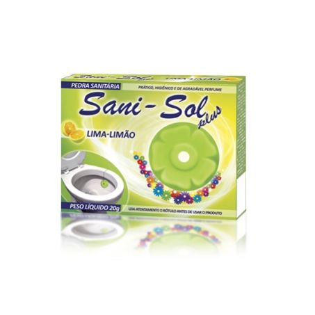 Pedra sanit sanisol 20g lima/limao