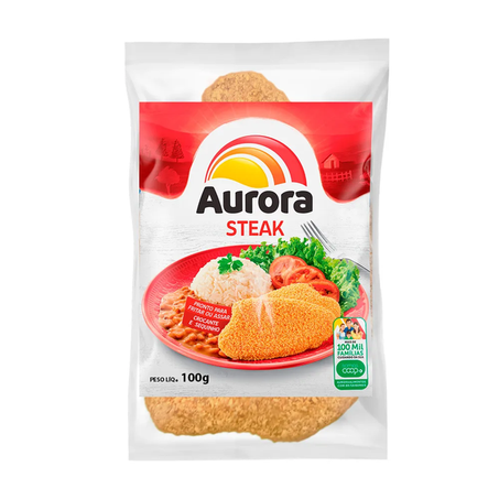 STEAK DE FRANGO AURORA 100G
