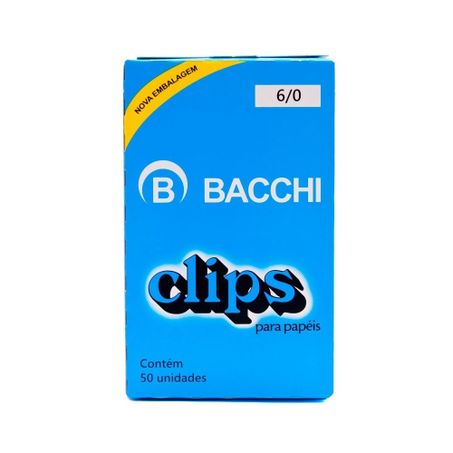 ESCOLAR CLIPS BACCHI 6/0 50UN