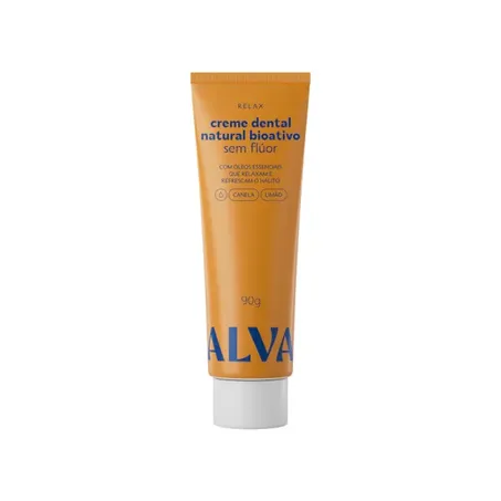 Creme Dental Limão e Canela Alva 90g
