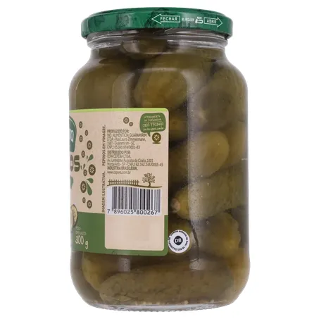 Pepinos em Conserva Cepêra Pote de Vidro 300gr 360-9