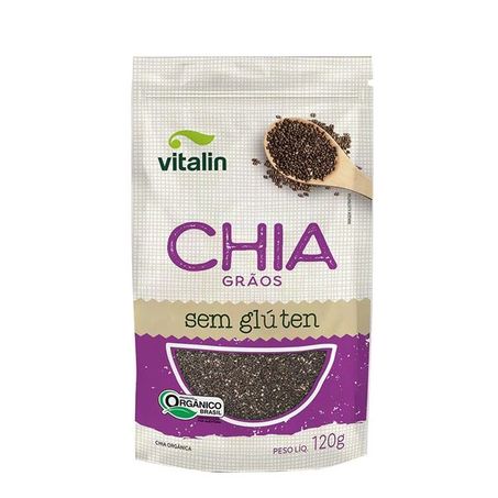 Chia vitalin graos organico 120g.