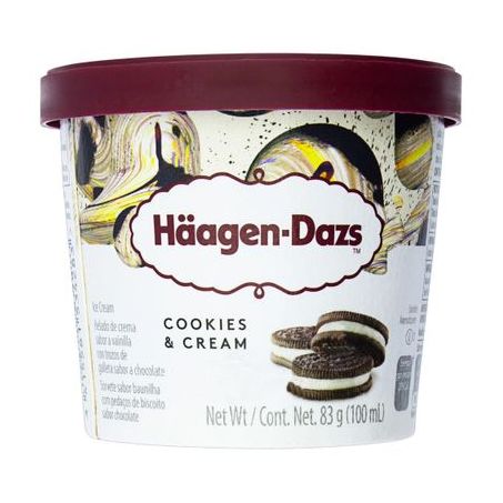 SORVETE HAAGEN-DAZS 100ML COOKIES