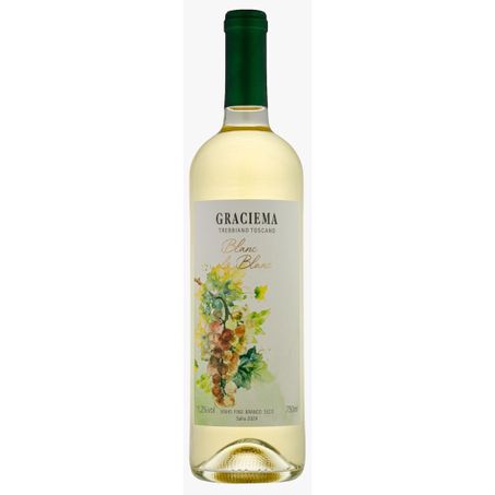 VINHO GRACIEMA TREBIANO TOSCANO BRANCO SECO GARRAFA 750ML