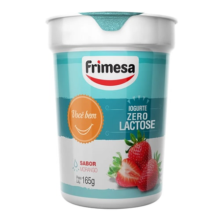 IOGURTE PARCIALMENTE DESNATADO MORANGO ZERO LACTOSE FRIMESA