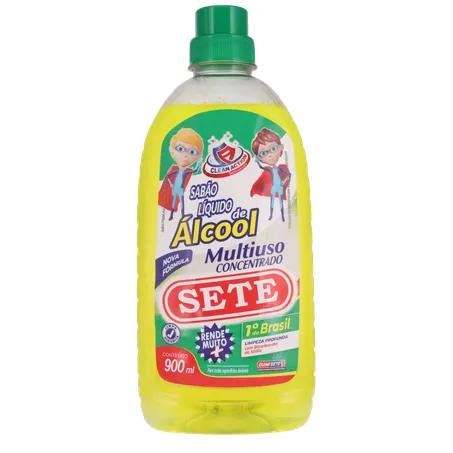Sabão líquido sete de alcool 900ml 360-0